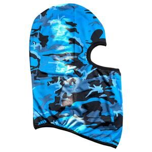 Streetwheres Blue Camouflage Balaclava Men’s OS - Streetwear Punk Bikes Cycling